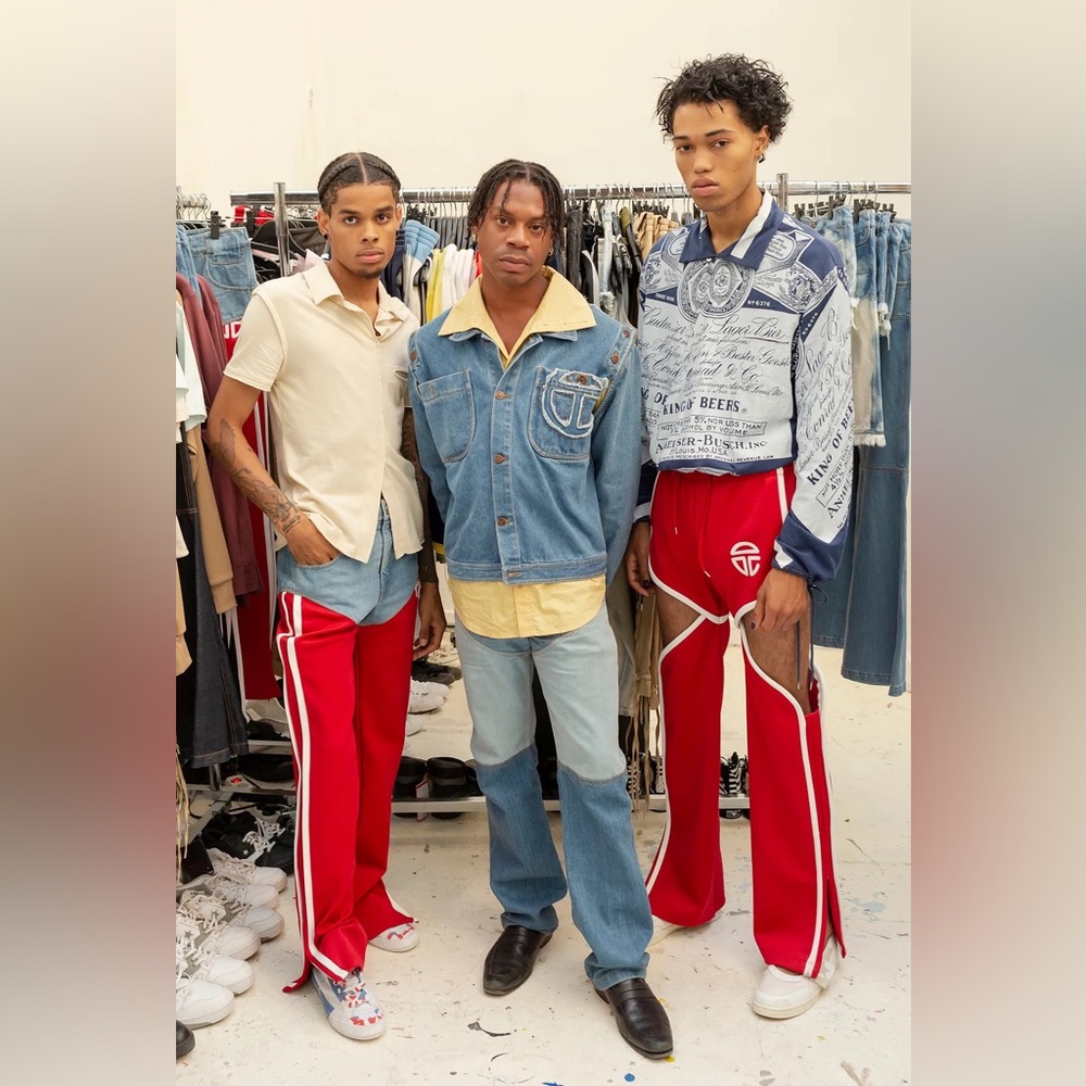 Telfar split tone Denim Jeans 31 in